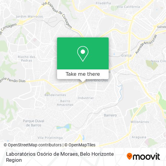 Laboratórios Osório de Moraes map