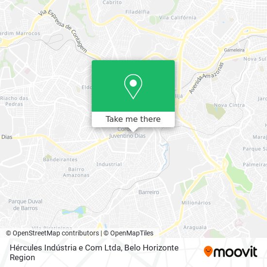Hércules Indústria e Com Ltda map