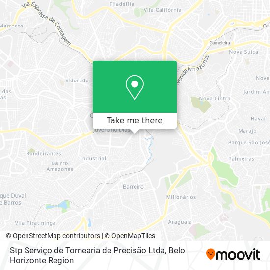 Stp Serviço de Tornearia de Precisão Ltda map