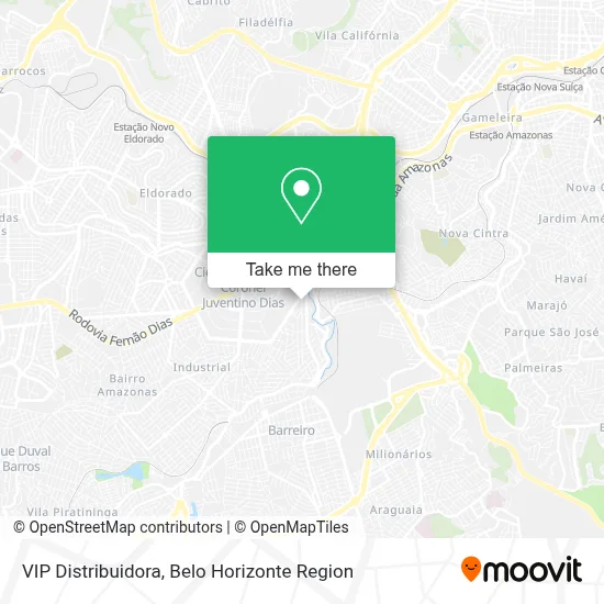 VIP Distribuidora map