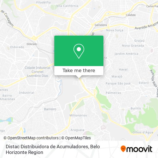 Distac Distribuidora de Acumuladores map