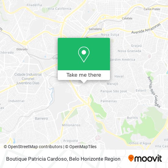 Boutique Patricia Cardoso map