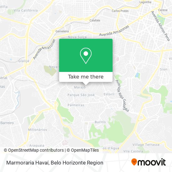 Marmoraria Havaí map