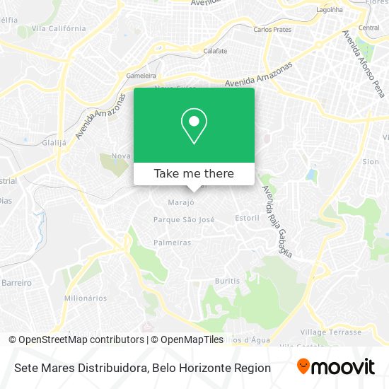 Sete Mares Distribuidora map