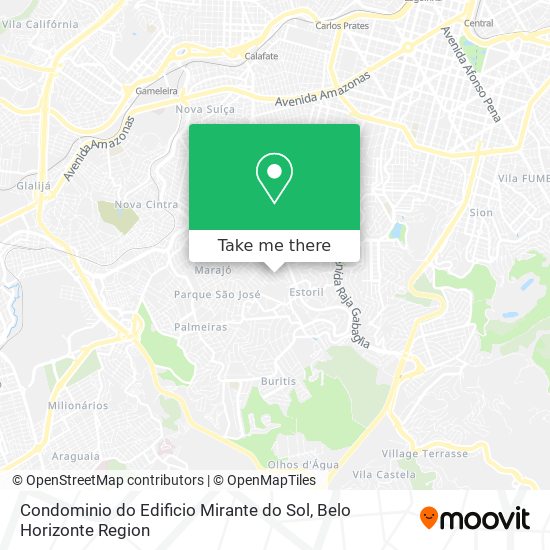 Condominio do Edificio Mirante do Sol map