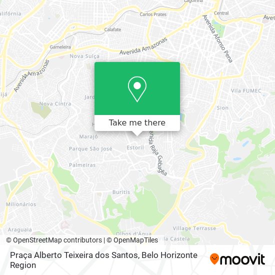 Praça Alberto Teixeira dos Santos map