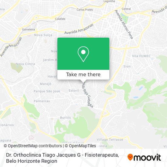 Dr. Orthoclinica Tiago Jacques G - Fisioterapeuta map
