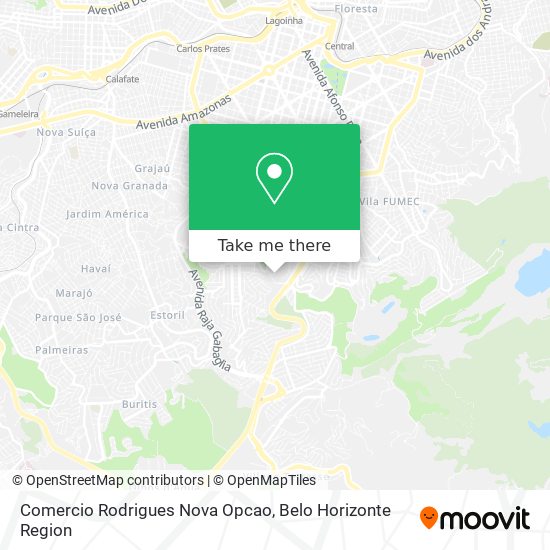 Comercio Rodrigues Nova Opcao map