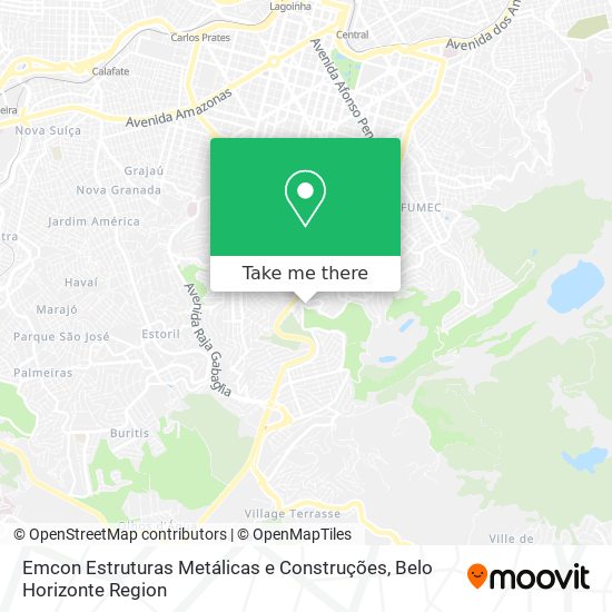 Emcon Estruturas Metálicas e Construções map
