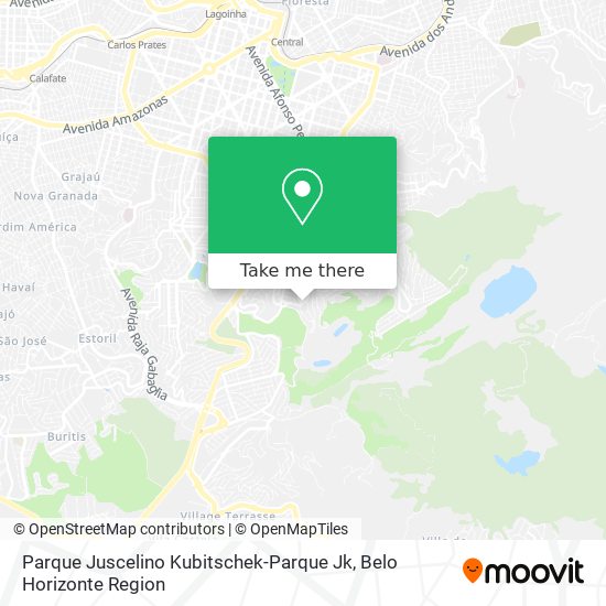 Parque Juscelino Kubitschek-Parque Jk map