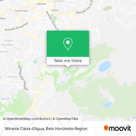 Mirante Caixa d'Agua map