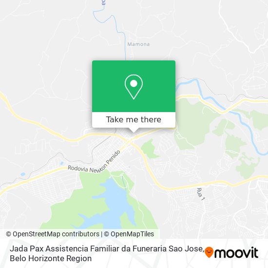 Mapa Jada Pax Assistencia Familiar da Funeraria Sao Jose