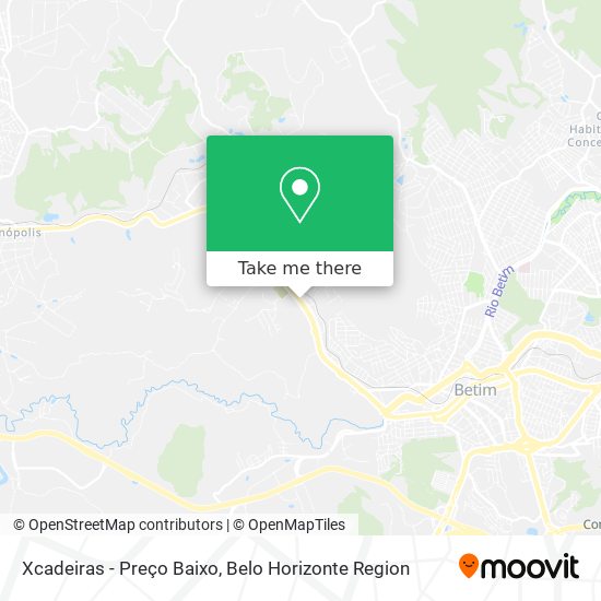 Xcadeiras - Preço Baixo map