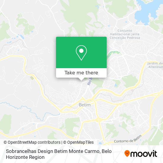 Sobrancelhas Design Betim Monte Carmo map