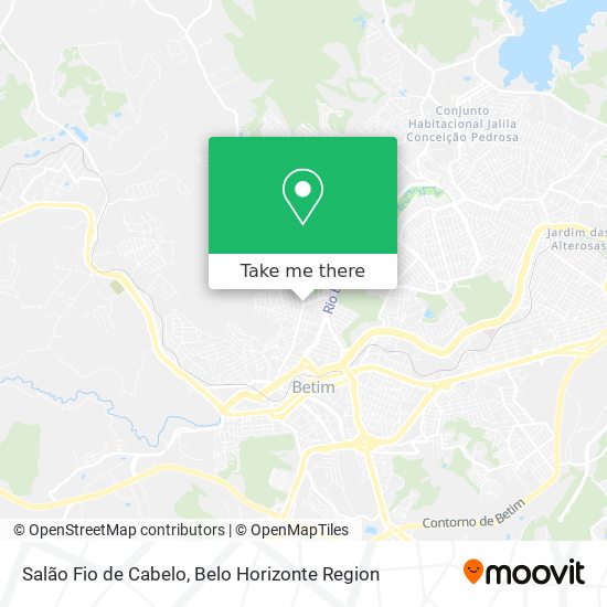 Salão Fio de Cabelo map