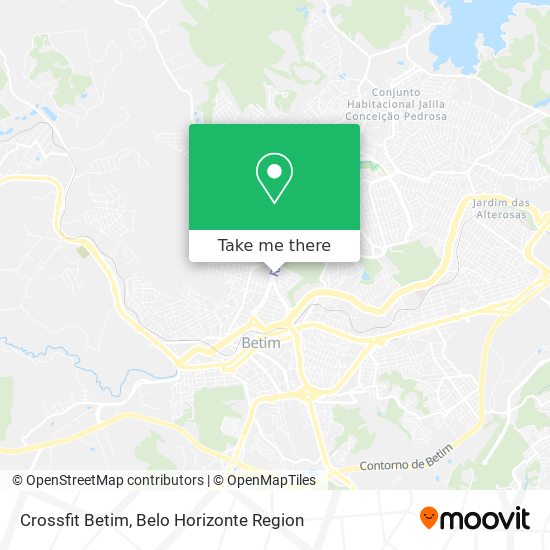 Crossfit Betim map