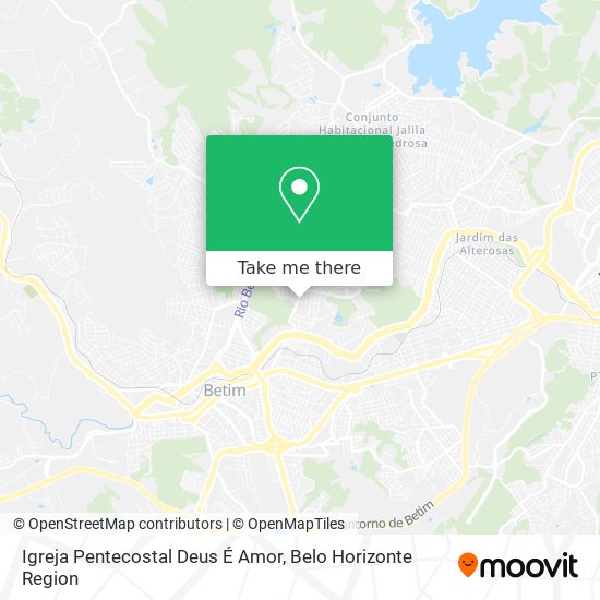 Igreja Pentecostal Deus É Amor map