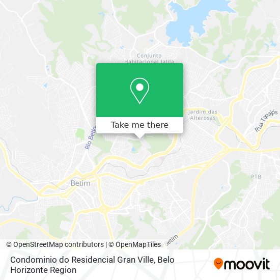 Condominio do Residencial Gran Ville map