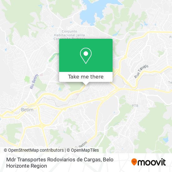 Mdr Transportes Rodoviarios de Cargas map