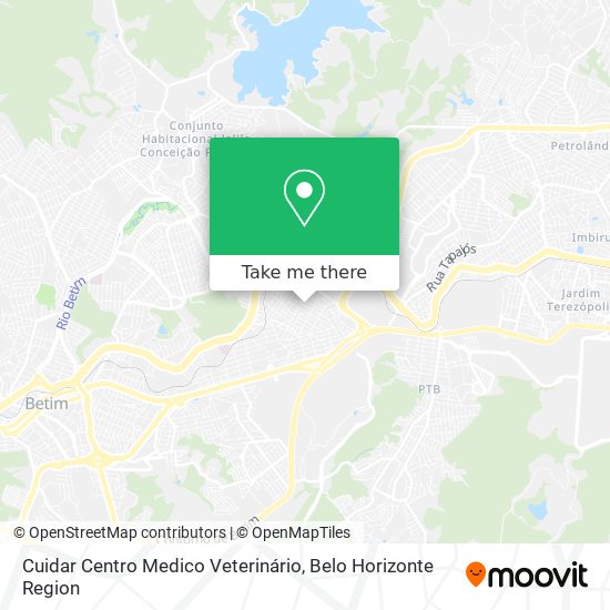 Cuidar Centro Medico Veterinário map