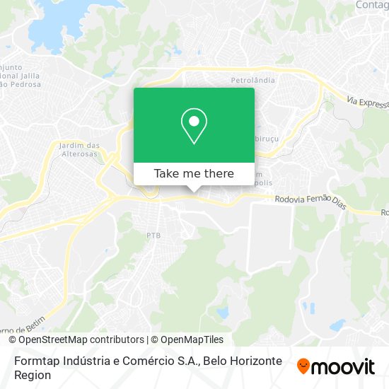 Formtap Indústria e Comércio S.A. map