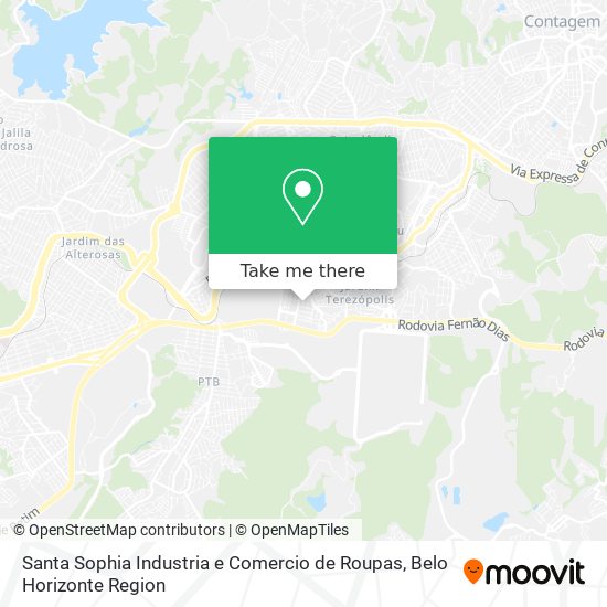 Santa Sophia Industria e Comercio de Roupas map