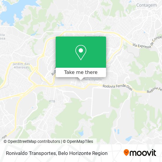 Ronivaldo Transportes map