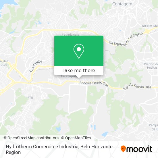 Hydrotherm Comercio e Industria map
