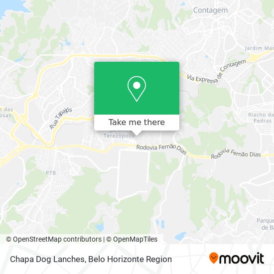 Chapa Dog Lanches map