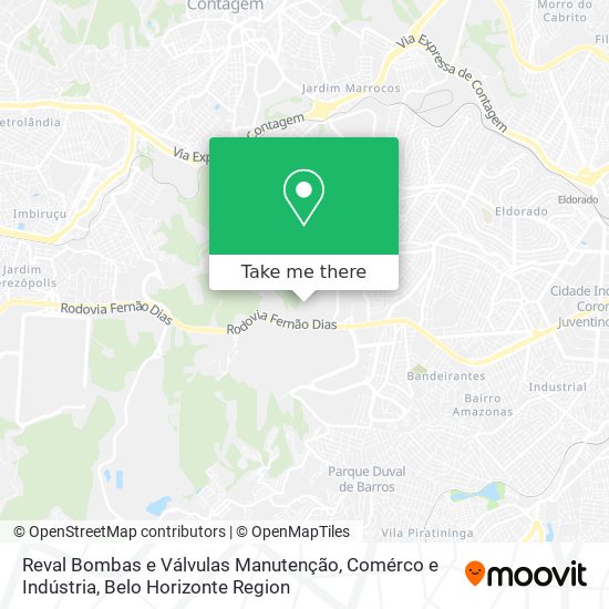 Reval Bombas e Válvulas Manutenção, Comérco e Indústria map