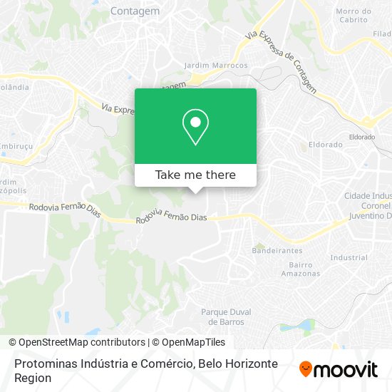 Protominas Indústria e Comércio map