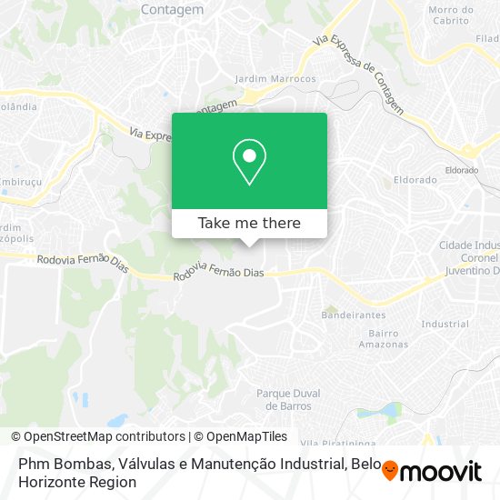 Phm Bombas, Válvulas e Manutenção Industrial map