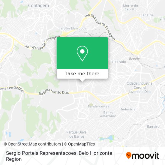 Sergio Portela Representacoes map