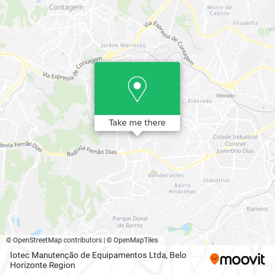 Iotec Manutenção de Equipamentos Ltda map