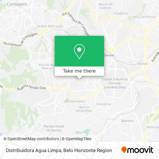 Distribuidora Agua Limpa map