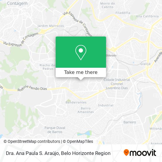 Dra. Ana Paula S. Araújo map