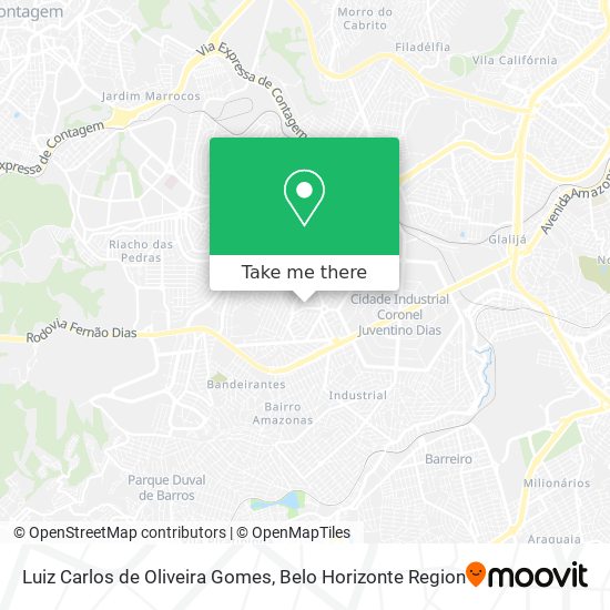 Luiz Carlos de Oliveira Gomes map