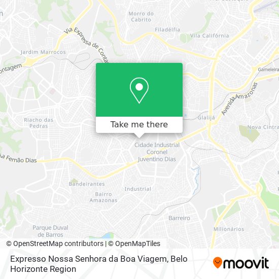 Expresso Nossa Senhora da Boa Viagem map