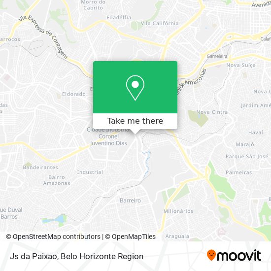 Js da Paixao map