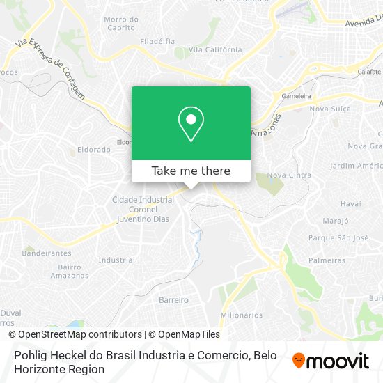 Pohlig Heckel do Brasil Industria e Comercio map