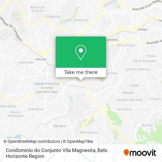 Condominio do Conjunto Vila Magnesita map
