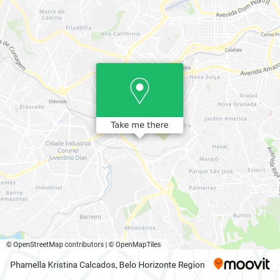 Phamella Kristina Calcados map