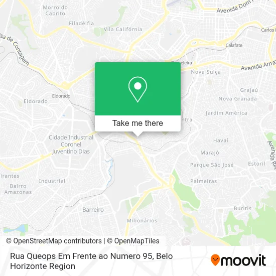 Rua Queops Em Frente ao Numero 95 map