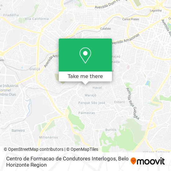 Centro de Formacao de Condutores Interlogos map