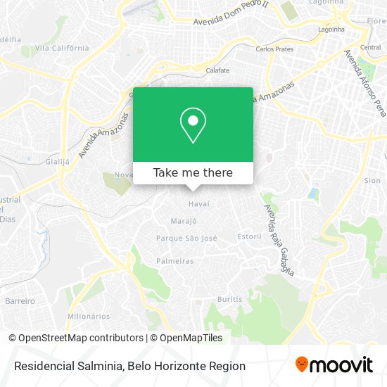 Residencial Salminia map