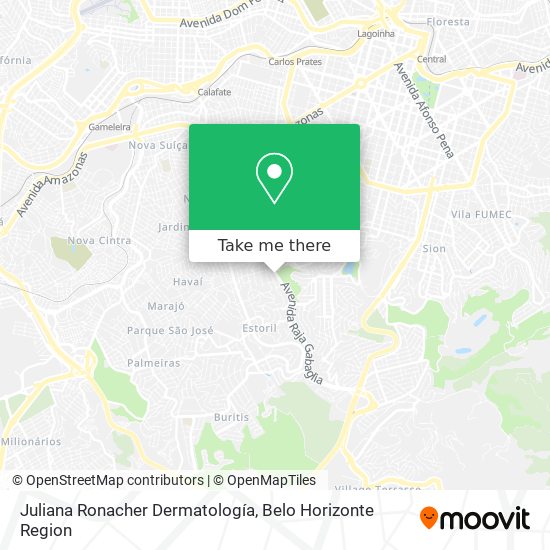 Juliana Ronacher Dermatología map