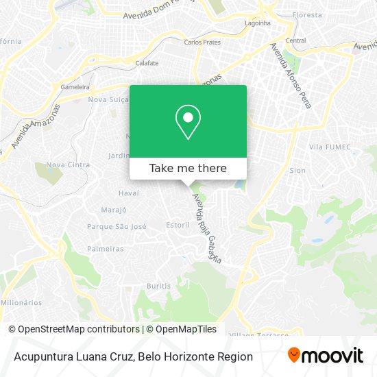 Acupuntura Luana Cruz map