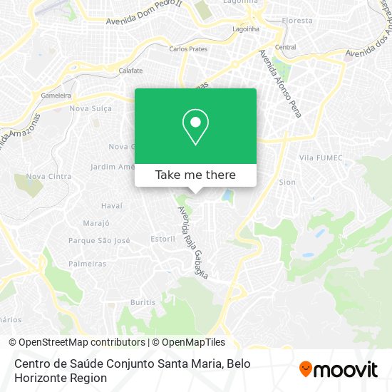 Centro de Saúde Conjunto Santa Maria map