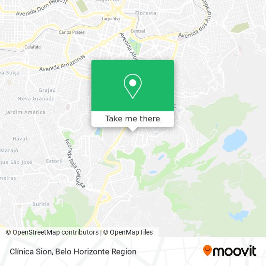 Clínica Sion map