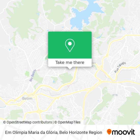 Em Olimpia Maria da Glória map